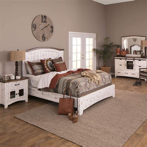 White Rustic Bedroom Furniture